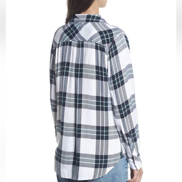 ⚡️Rails Hunter plaid button up shirt in white admiral pine - size small - Picture 3 of 12